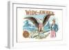 Wide-Awake, Eagle, Uncle Sam-null-Framed Art Print
