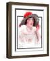 "Wide Brim Hat,"April 28, 1923-WM. Hoople-Framed Giclee Print