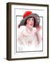 "Wide Brim Hat,"April 28, 1923-WM. Hoople-Framed Giclee Print