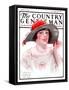 "Wide Brim Hat," Country Gentleman Cover, April 28, 1923-WM. Hoople-Framed Stretched Canvas