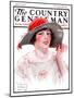 "Wide Brim Hat," Country Gentleman Cover, April 28, 1923-WM. Hoople-Mounted Giclee Print