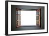 Wide Open Rustic Wooden Window-ccaetano-Framed Art Print