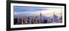 Wide Panorama of Manhattan w New Jersey a Brooklyn-Markus Bleichner-Framed Art Print