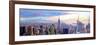 Wide Panorama of Manhattan w New Jersey a Brooklyn-Markus Bleichner-Framed Premium Giclee Print