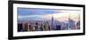 Wide Panorama of Manhattan w New Jersey a Brooklyn-Markus Bleichner-Framed Premium Giclee Print