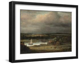 Wide River Landscape, c.1648-49-Phillips de Koninck-Framed Giclee Print