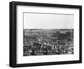 Wide Scenery of War Torn Buildings-Alexander Gardner-Framed Photographic Print