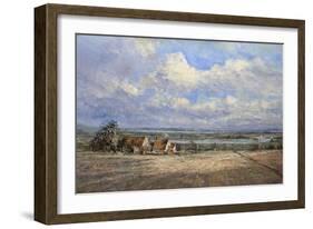 Wide Skies and Marshes, Norfolk, 2008-John Sutton-Framed Giclee Print