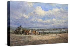 Wide Skies and Marshes, Norfolk, 2008-John Sutton-Stretched Canvas