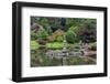 Wide View of A Japanese Garden-greir-Framed Photographic Print