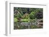 Wide View of A Japanese Garden-greir-Framed Photographic Print