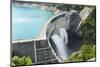 Wide View of a Large Dam in Japan-KPG_Payless-Mounted Photographic Print