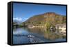 Wide View of Black Dragon Pool in Lijiang, Yunnan, China, Asia-Andreas Brandl-Framed Stretched Canvas