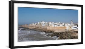 Wide View of the Old Part of Essaouira Seen from the Top of the Skala Du Port, Morocco-null-Framed Photographic Print