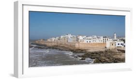 Wide View of the Old Part of Essaouira Seen from the Top of the Skala Du Port, Morocco-null-Framed Photographic Print