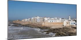 Wide View of the Old Part of Essaouira Seen from the Top of the Skala Du Port, Morocco-null-Mounted Photographic Print