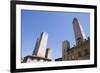 Wide View of Towers in San Gimignano, Tuscany, Italy-Martin Child-Framed Photographic Print