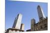 Wide View of Towers in San Gimignano, Tuscany, Italy-Martin Child-Mounted Photographic Print