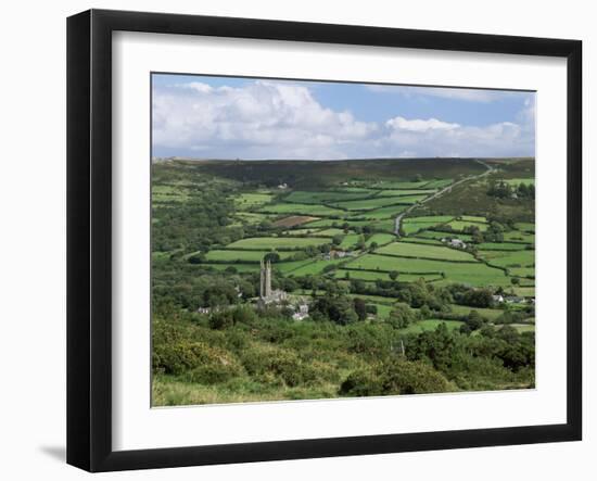 Widecombe-In-The-Moor, Dartmoor, Devon, England, United Kingdom-Lee Frost-Framed Photographic Print