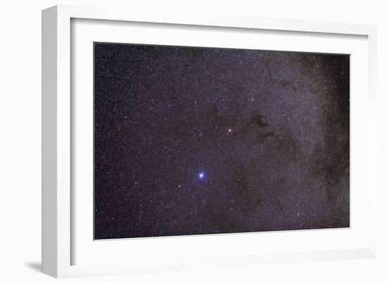 Widefield View of Dark Nebulae in the Aquila Constellation-null-Framed Photographic Print