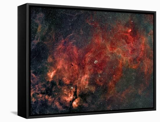 Widefield View of He Crescent Nebula-Stocktrek Images-Framed Stretched Canvas