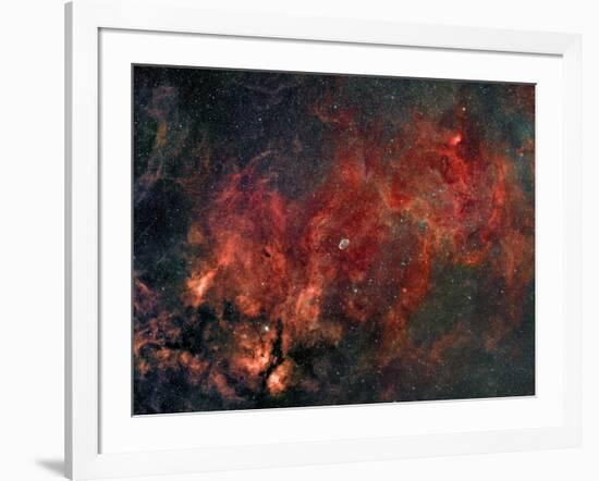 Widefield View of He Crescent Nebula-Stocktrek Images-Framed Photographic Print