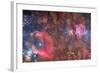 Widefield View of Orion Nebula and Horsehead Nebula-null-Framed Photographic Print