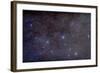 Widefield View of the Constellation Cassiopeia with Nearby Deep Sky Objects-null-Framed Photographic Print