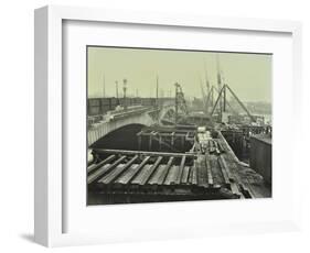 Widening of Putney Bridge, London, 1931-null-Framed Photographic Print