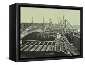 Widening of Putney Bridge, London, 1931-null-Framed Stretched Canvas