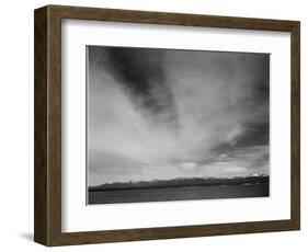 Wider Strip Of Mountains "Yellowstone Lake Yellowstone NP" Wyoming. 1933-1942-Ansel Adams-Framed Art Print