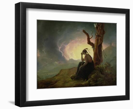 Widow of an Indian Chief, 1785-Joseph Wright of Derby-Framed Giclee Print