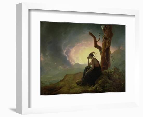 Widow of an Indian Chief, 1785-Joseph Wright of Derby-Framed Giclee Print