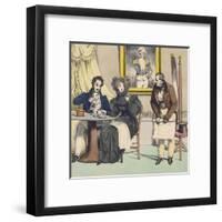 Widow Scraps Plans-null-Framed Art Print