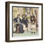 Widow Scraps Plans-null-Framed Art Print