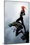 Widowmaker No.2 Cover: Black Widow Holding Another By a Rope-Jae Lee-Mounted Poster
