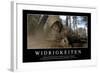 Widrigkeiten: Motivationsposter Mit Inspirierendem Zitat-null-Framed Photographic Print