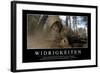 Widrigkeiten: Motivationsposter Mit Inspirierendem Zitat-null-Framed Photographic Print