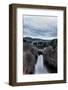 Wiembecke pond at  the Externsteine-By-Framed Photographic Print