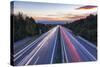 Wiener Au§enring Autobahn A21' (Highway), View from Gie§hŸbl to Vienna, Austria, Europe-Gerhard Wild-Stretched Canvas