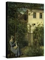 "Wiener Hausgarten" (Vienna Garden)-Eduard Ritter Von Engerth-Stretched Canvas