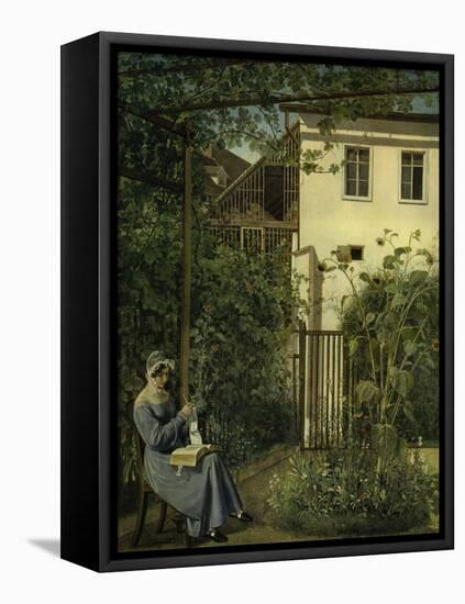 "Wiener Hausgarten" (Vienna Garden)-Eduard Ritter Von Engerth-Framed Stretched Canvas