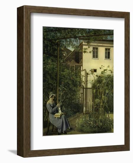 "Wiener Hausgarten" (Vienna Garden)-Eduard Ritter Von Engerth-Framed Giclee Print