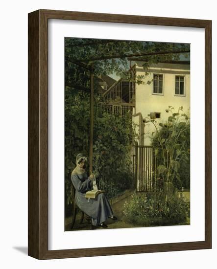 "Wiener Hausgarten" (Vienna Garden)-Eduard Ritter Von Engerth-Framed Giclee Print