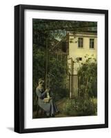 "Wiener Hausgarten" (Vienna Garden)-Eduard Ritter Von Engerth-Framed Giclee Print