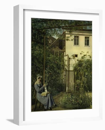 "Wiener Hausgarten" (Vienna Garden)-Eduard Ritter Von Engerth-Framed Giclee Print