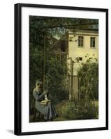 "Wiener Hausgarten" (Vienna Garden)-Eduard Ritter Von Engerth-Framed Giclee Print