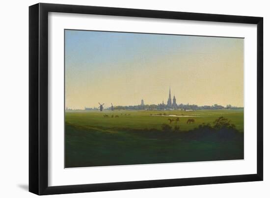 Wiesen Bei Greifswald, um 1822-Caspar David Friedrich-Framed Giclee Print