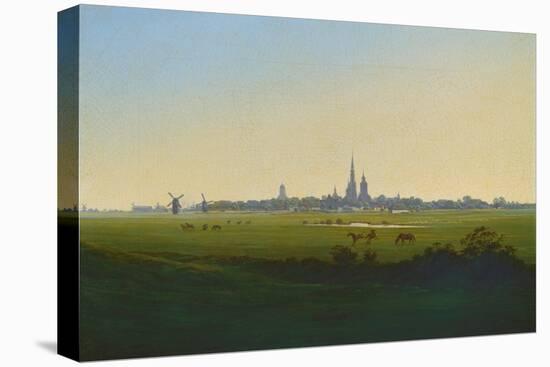 Wiesen Bei Greifswald, um 1822-Caspar David Friedrich-Stretched Canvas