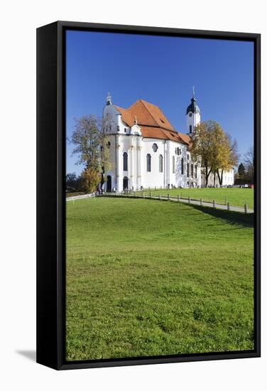 Wieskirche Church Near Steingaden, Allgau, Bavaria, Germany, Europe-Markus-Framed Stretched Canvas